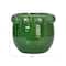 Hello Honey® 10.5" Green Raised Dots Terra Cotta Planter